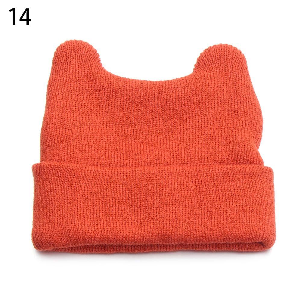 Cotton Infant Photography Props Newborn Baby Hat Bonnet Hats Winter Warm Cap Knitted Beanies