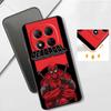 Marvel Cooles Deadpool Case für Xiaomi Redmi Note 11s 12s 12 Pro 13 Pro Plus 9 14 10 11 10S 9S 7 8 Funda Handyhülle