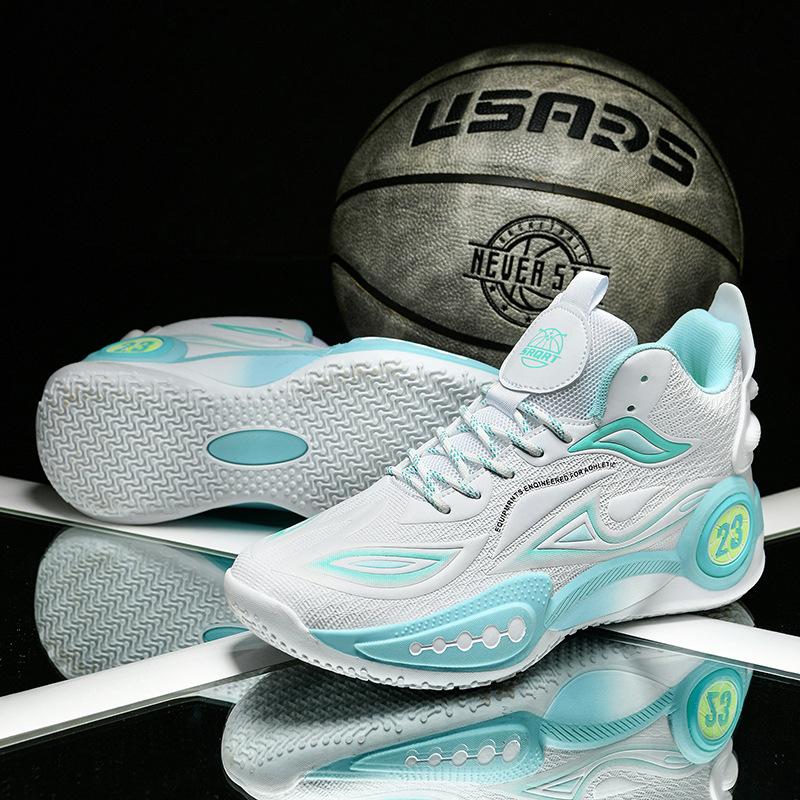 

New basketball shoes men and women teenagers actual training shoes EVA sole non-slip, wear-resistant and shock-absorbing sports shoes 36