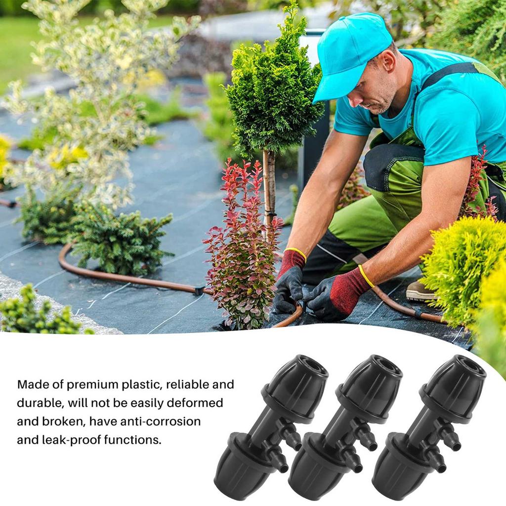 Good-10 Pcs/Pack Hose Connector Mini Irrigation Tubing Drip Irrigator Garden And Watering Connector