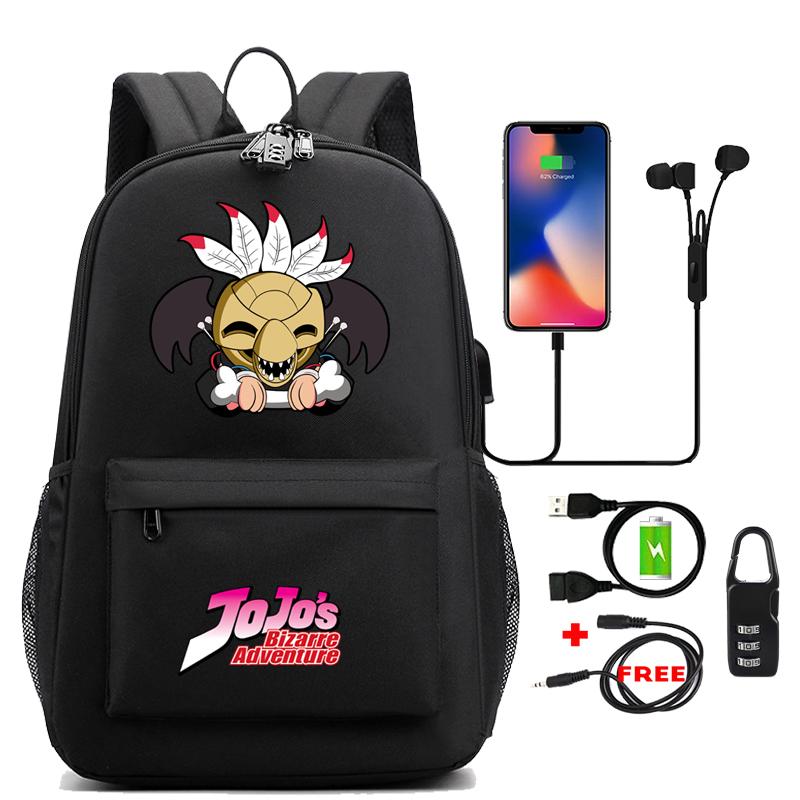 Anime Gedruckt Abenteuer Rucksack Mädchen Laptop Tasche Schule Rucksack Teenager Zurück Zu Schule Wasserdichte Anti Diebstahl Schultasche