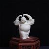 Ivory Fruit Love Maitreya Buddha Ornament Tea House Tea Pet Home Decoration Chinese Style Buddha Statue Ornaments Excluding Base
