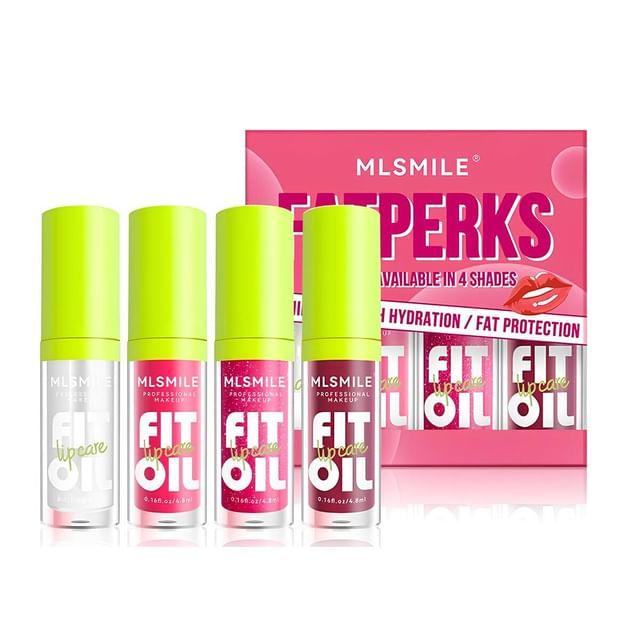 MLSMILE - Set of 4: Fit Oil Lip Gloss Set - A #Set A