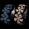 Bun Maker Expanding Flowers Hair Clips Crystal Hair Claw Bird Nest Twist Clip Rhinestone Hairpins