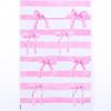 50Pcs Stylish Pink Bow Thank You Tote Bags Decorative Gift Bags for Birthday Wedding Christmas Carnival Party Events