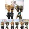Tactical Black Half Finger Gloves For Outdoor Sports Durable Anti-slip Protection For Cycling And Fitness