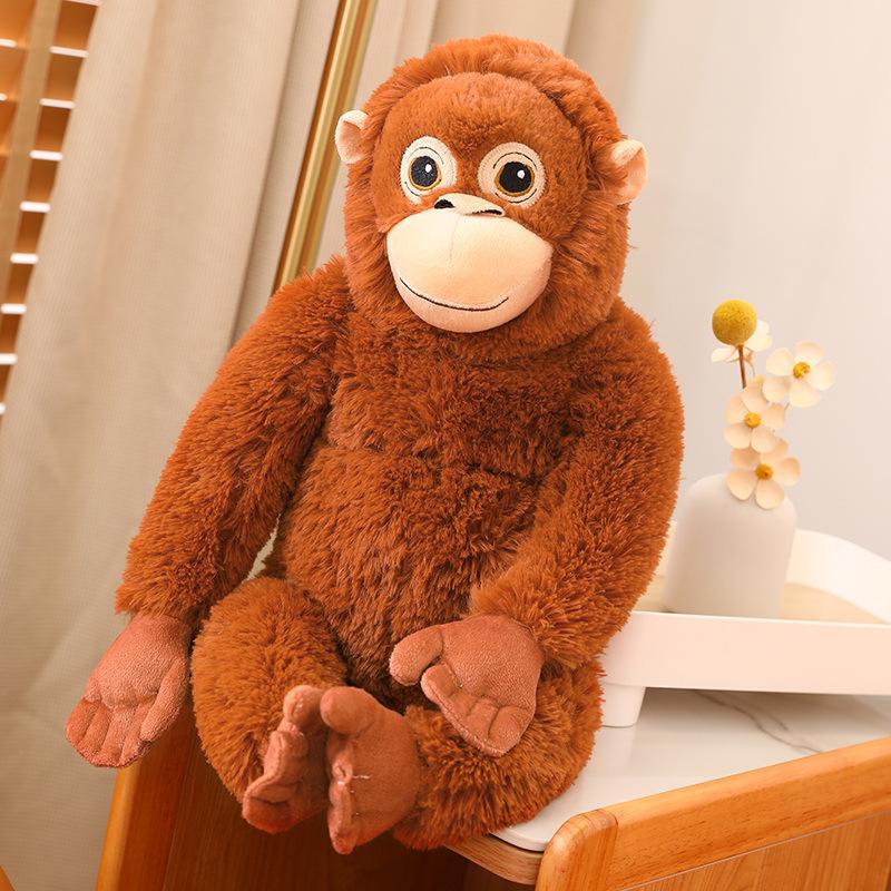 Gorilla Doll Plush Toy Long-arm Monkey Doll Long-arm Monkey Baby Comforting Pillow