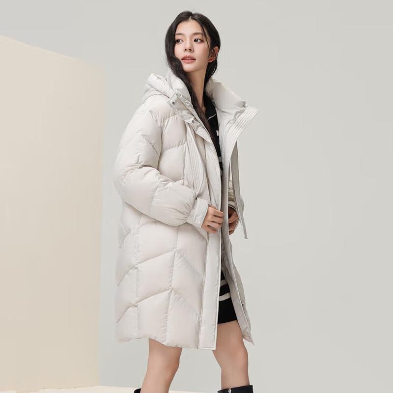 Xuezongfei Women's Mid-Length Loose Down Jacket X40141192F