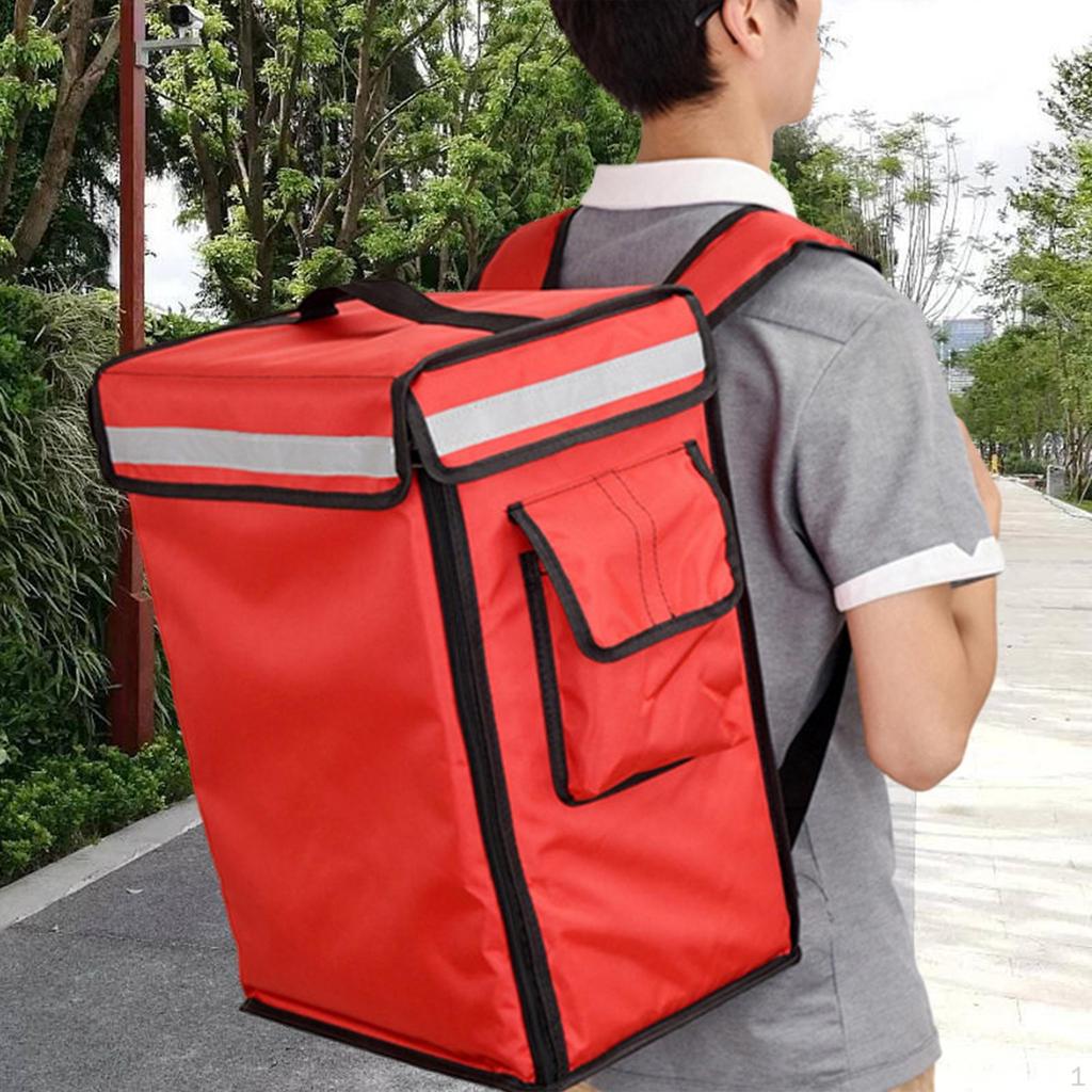 Food Delivery Backpack Catering Bag, Multipurpose Warmer Pizza Bags for Beach or