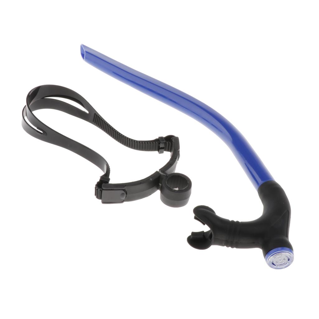 Deluxe Snorkel Swim Stroke Training Mouthpiece Tube Strap