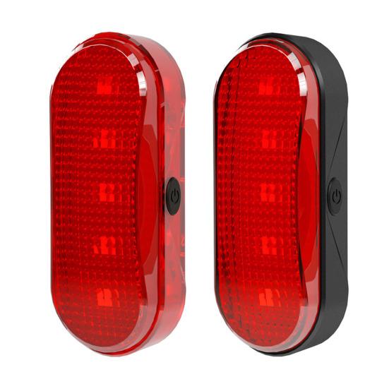 Bicycle Tail Light with Brake Sensor Waterproof USB Rechargeable Universal MTB Road Mountain Bike Cycling Night Riding Warning Rear Lamp