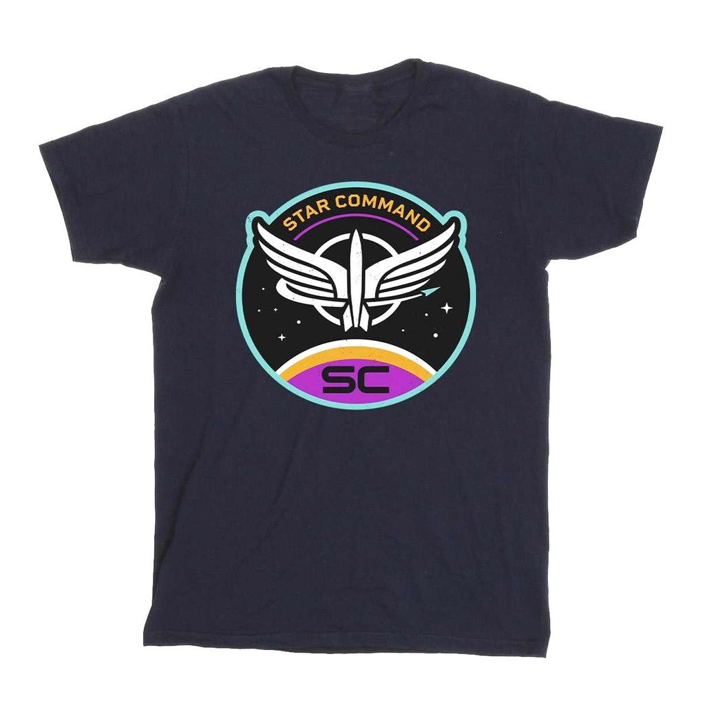 Disney Mens Lightyear Star Command Circle T-Shirt
