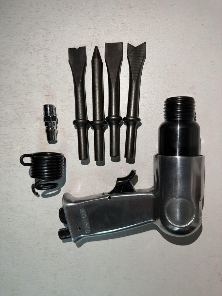 Martello Pneumatico Multifunzione: Pistola Pneumatica a Percussione per Rimozione Ruggine e Pastiglie Freno