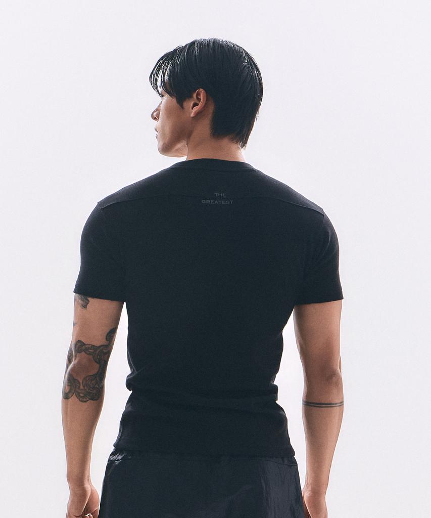 Weideun [Ali] The Greatest Muscle Fit Short Sleeve Black