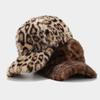 Thickened Leopard Baseball Cap Warm Faux Fur Hat Fashion Snapback Hats  Sports