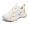 Skechers Bobs Spring Summer Panda Shoes Cloud Puff Trendy Retro Comfortable Thick Sole Height Increasing Shoes Women Sneaker Off-White 117685-NAT
