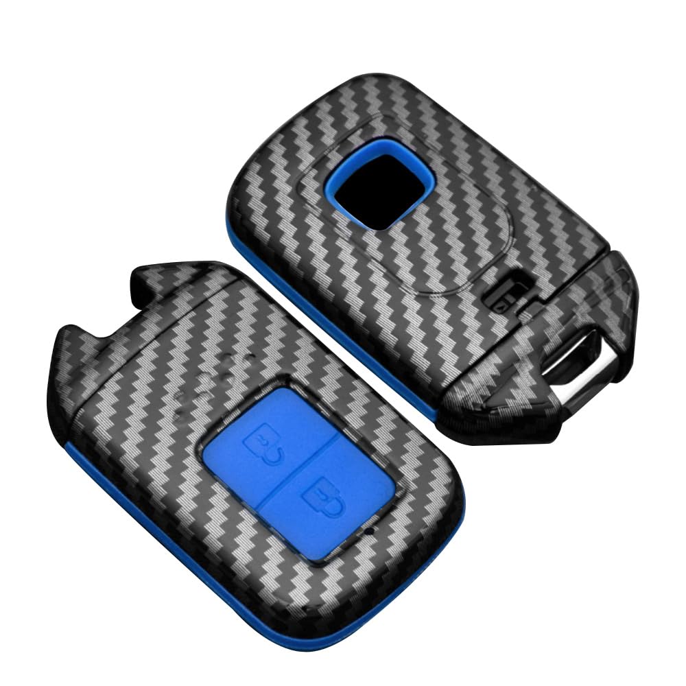 

SANRILY Чехол для смарт-ключа Honda, Чехол для ключа, Защита ключа, Брелок для ключа, Для Honda Fit Compatible with genuine car синий