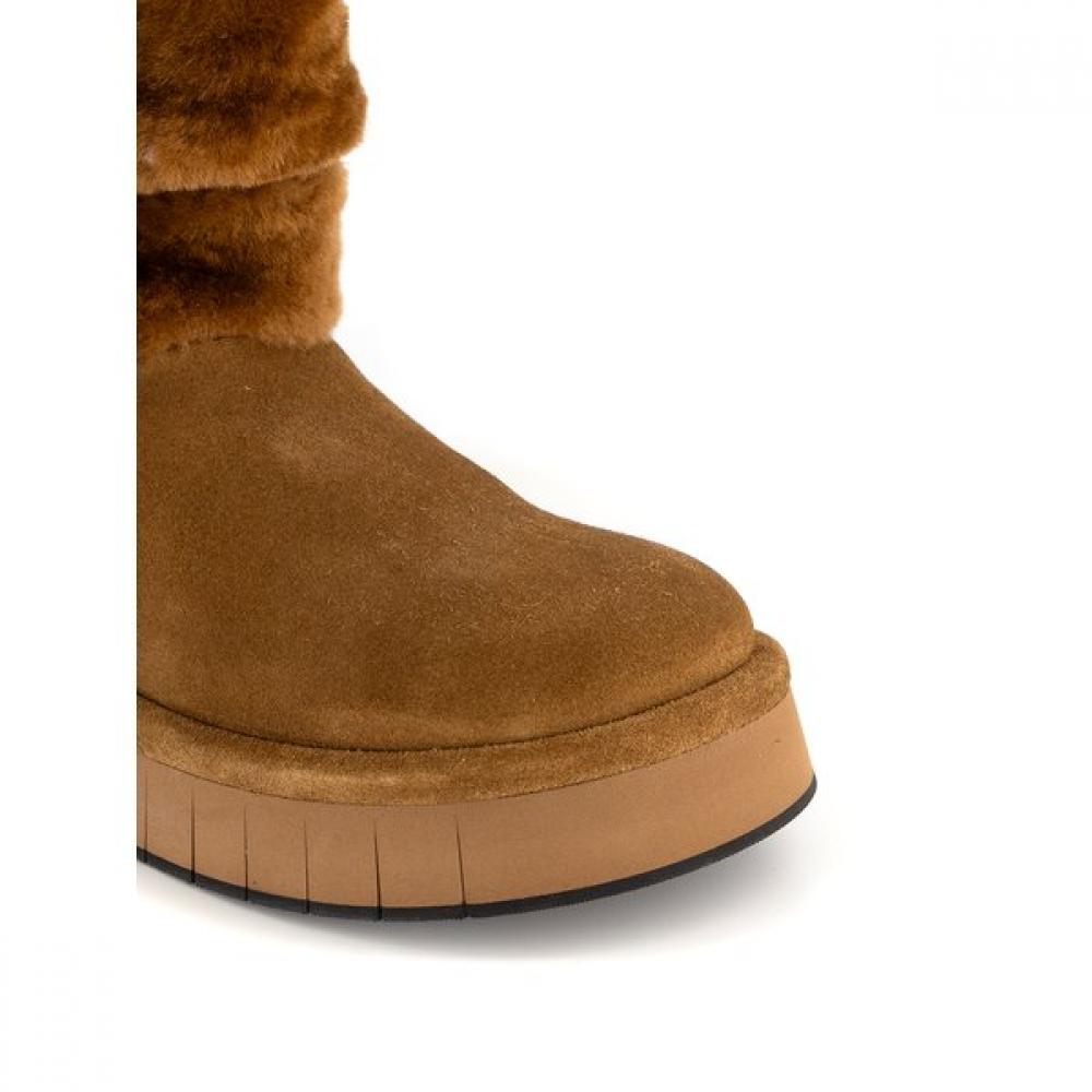 Soda Women S caSual Wool Raw Rubber bootS Hib409ka37  4cm 