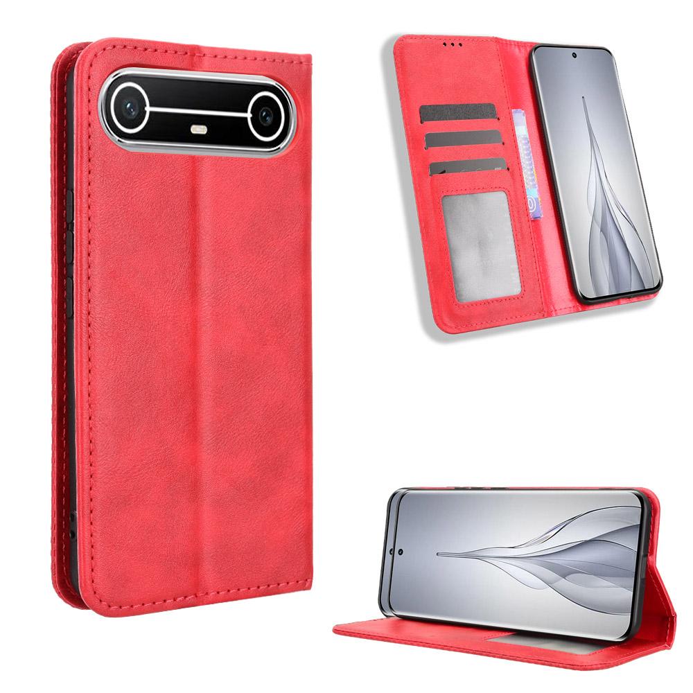Flip Cover for Tecno Pova Slim / Tecno Spark Slim PU Leather Full-Body Protection [RFID Blocking] Phone Cases Wallet Cover