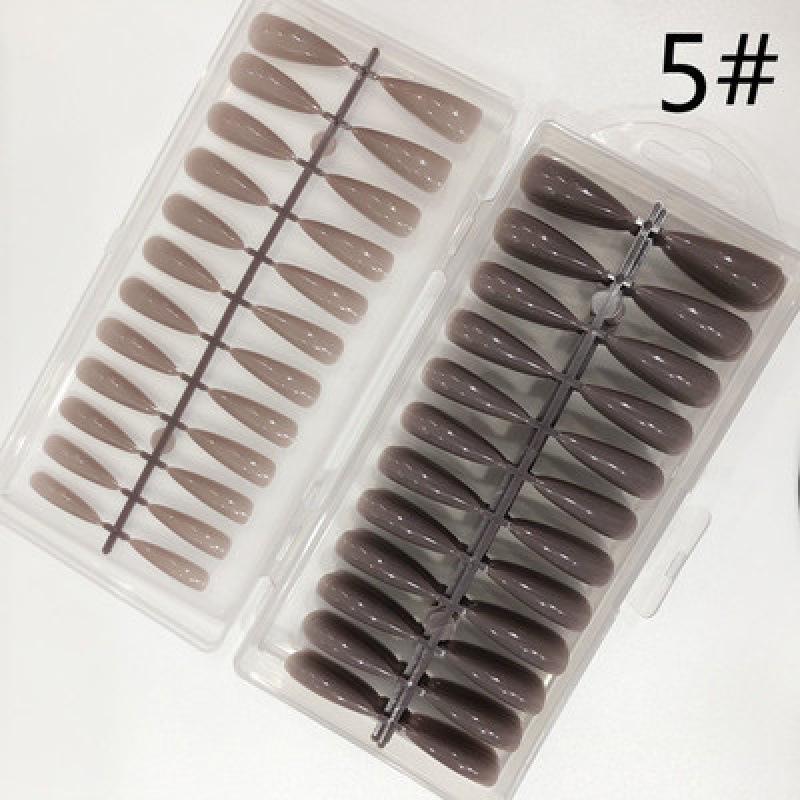 Jelly & Nude Wearable Nail Tips - 240 Pcs In Box: Ice Transparent & Colorful False Nails