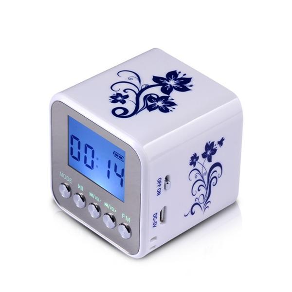NEW NiZhi TT-032B Mini FM radio USB TF Card MP3 Music Player Aux Digital Speaker