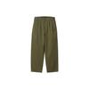 SS24 Marv Pant Loose Fit Straight Leg Solid Color Square Label Zipper Casual Pants Men Pants Army-Green I033129-1YS-06