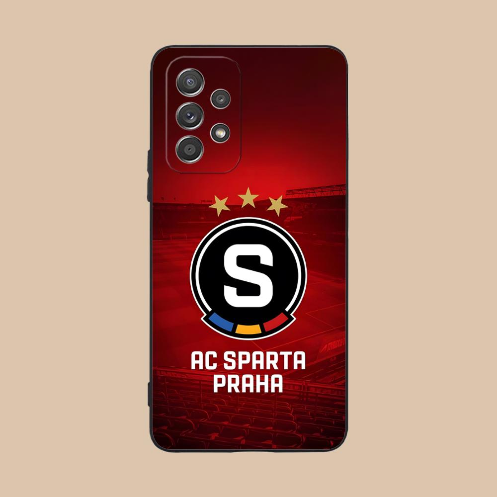 FC Sparta Praag Mobiele Telefoonhoesje voor Samsung Galaxy A73 72 71 70 56 55 54 53 52 36 35 34 23 16 15 5G Kleur Beschermhoes