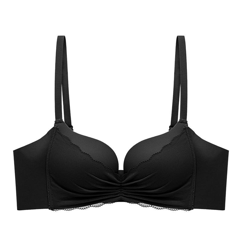 Ladies Small Bust Push Up Bra Comfort Wireless Padded Bra Gather Shaping Demi Cup Non Slip Anti-sag Seamless Lingerie UK Stock
