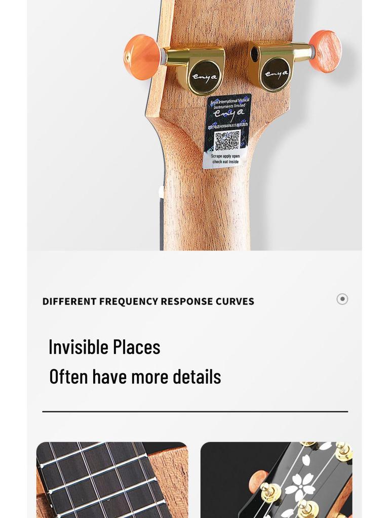 ENYA Mahogany MS All Solid 23" Female Beginner Ukulele