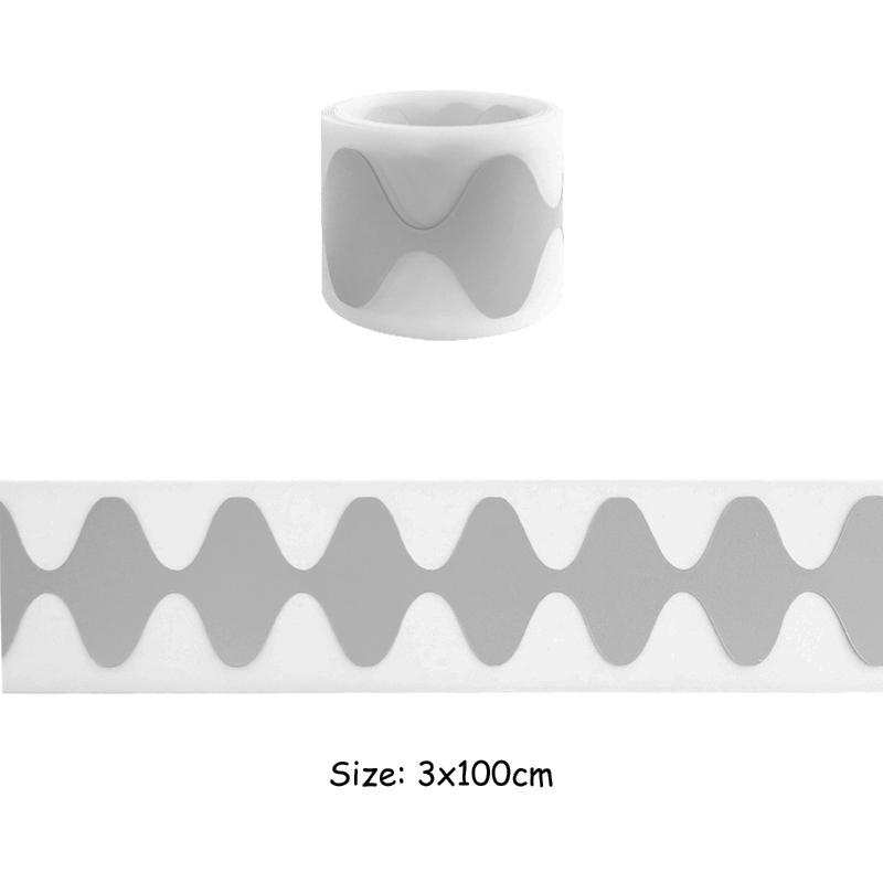 Thermo Transfer Silver Reflective Tapes Sticker For Pet Doll Clothes Stickers Heat Press Appliqued Parches Ropa DIY Vinyl Film