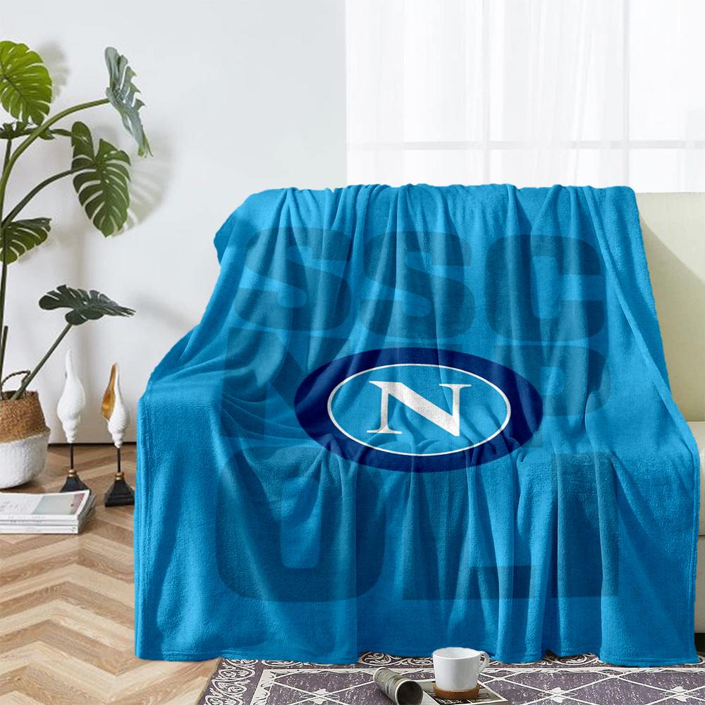 Napoli Theme Printed Blanket - Perfect for Couch, Bed, Travel & Outdoor Use | Machine Washable, Cozy & Durable.