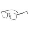 Unisex High-End Anti-Blue Light Glasses Frame with Metal Accents - Ultra-Light Design for Students