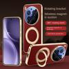For Huawei Mate 70 70 Pro 70 Air Leather Texture Strap with 360° Rotating Stand Magnetic Ring, Anti-fingerprint Phone Case