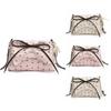 Ribbon Pendant Bow PU Shoulder Pouch Sweet Women Crossbody Bag Shopping French Chain Bag  Women