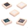 Elegant Wooden Ring Display Stand for Jewelry Organization at Home