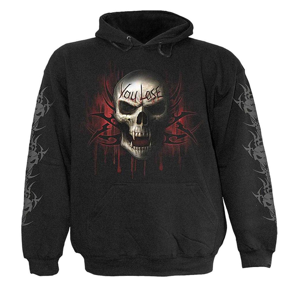 Spiral Direct Unisex Adult Game Over Back & Sleeve Print Hoodie