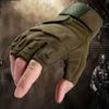Men Half Finger Gloves Microfiber Sport Gloves For Outdoor Riding Fishing Hiking Training Skiing