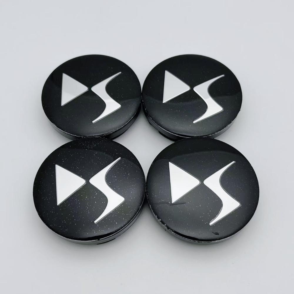 4Pcs/Set DS Logo Emblem Car Wheel Center Cap 56mm (51mm I.D) Car Wheels Hub Lid Rim Hubcaps Cover Replace Styling Accessories