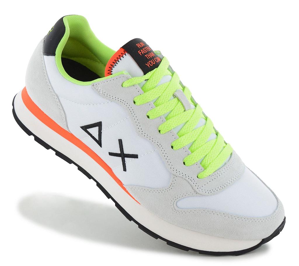 Sun68 Tom Fluo - Men's Sneakers Shoes White Z36102-01 ORIGINAL