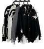 Men's Retro College Style Layered Knit Sweater - Loose Fit, Contrast Colors, Spring & Autumn
