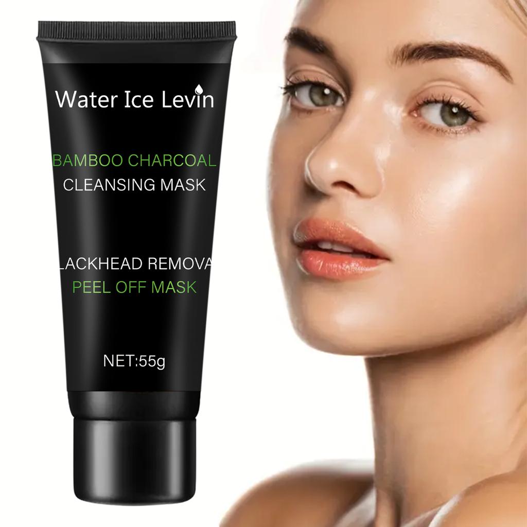 Bamboo Charcoal Cleansing Mask Blackhead Removal Deep Mask Deep Exfoliating Mask Treatment Black Mask