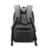 Men Ryggsäck PC Hårt skal med USB 3.0 Laddningsport Vattentät Skärsäker 180° Öppen Business Travel Laptop Ryggsäck 15,6 tum Svart/Grå AP-36