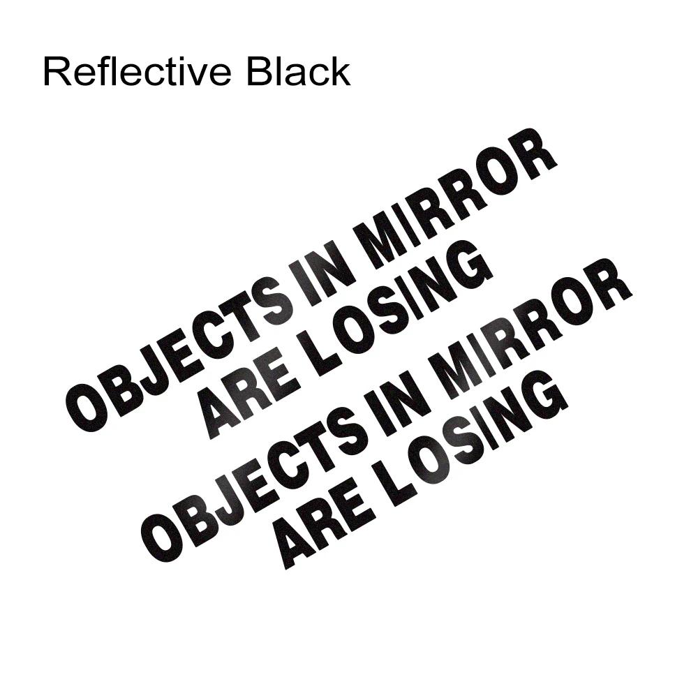 

2PCS Objects in Mirror Are Losing Sticker Car Rearview Mirror JDM Racing Reflective Vinyl Decals Truck Side Mirror Decoration