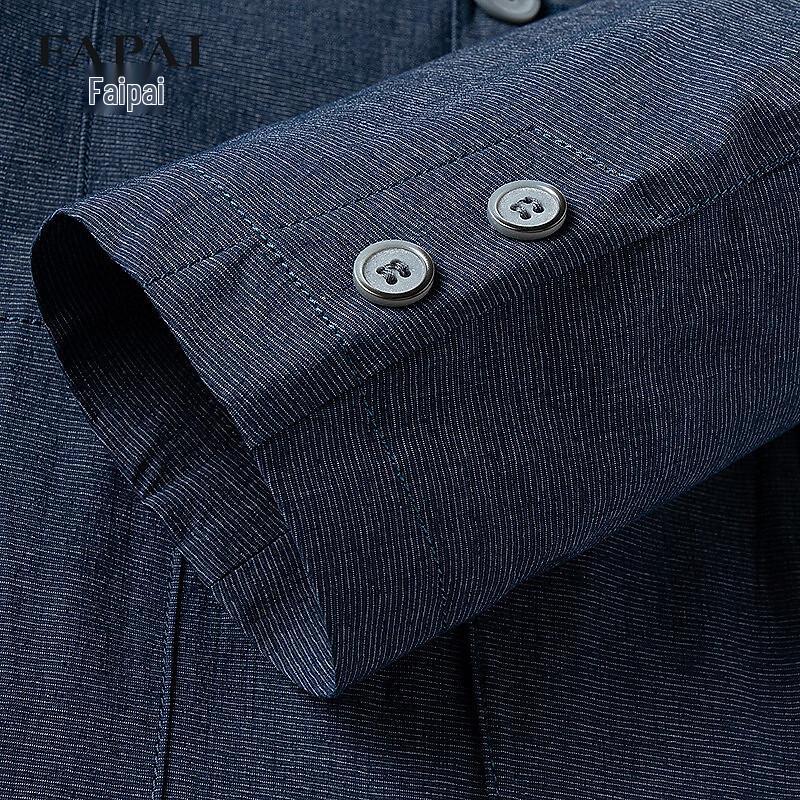 FAPAI Men's Cotton Blend Casual Blazer