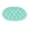 3pcs Oval Shape Hair Brush Silicone Elastic Wide Teeth Shampoo Brush for Hair Washing Cleaning