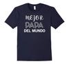 Mejor Papa Del Mundo Regalo Para Papa TShirt Summer Cotton ONeck Short Sleeve Mens T Shirt New S3XL