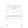 Neomounts FL50-525WH1 Carrello TV Mobile Bianco Fino a 86" 76kg Regolabile