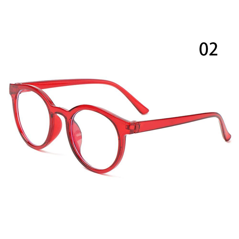 Portable Glasses Protection Online Classes Anti-blue Light Round Eyeglasses Kids Glasses Ultra Light Frame
