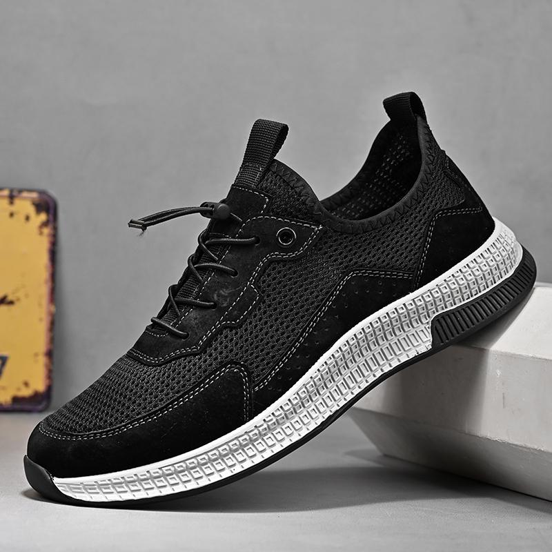 Mode Sommer Mode Herren Handgefertigte Slipper Lässige Leder Herren Slipper Atmungsaktive Herren Outdoor Schuhe Slipper Mokka-Schuhe