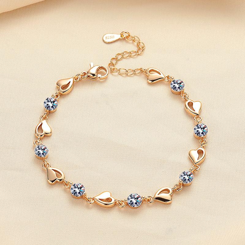 

Браслет «Полое сердце океана любви» из вермикулита